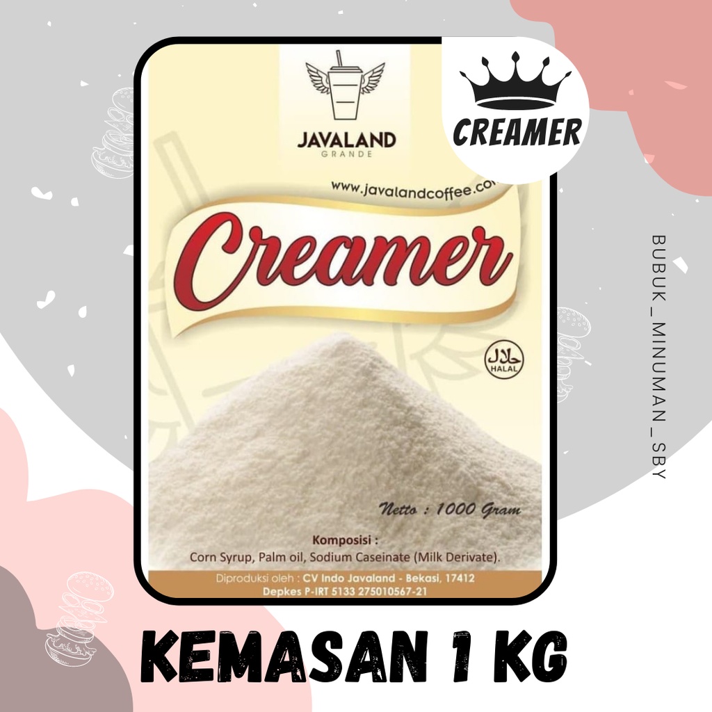 

Javaland Creamer Reguler Kemasan 1kg bubuk Krimer Javaland