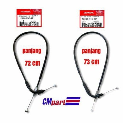 kabel gas cb150r led new cb 150 R set A dan B original HONDA HGP