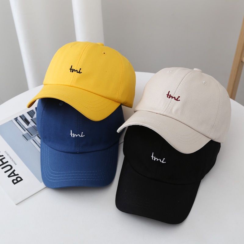 Letter Embroidery Baseball Cap Korean Style Trendy Personality