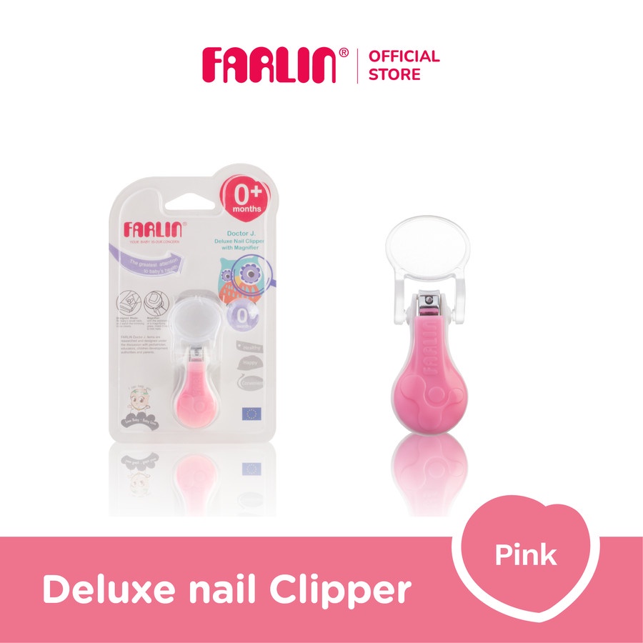 Farlin Deluxe Nail Clipper With Magnifier