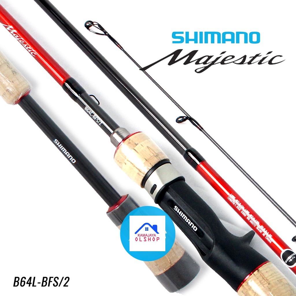 Terbaru Joran BC Shimano MAJESTIC B64LBFS2 66ML2 68LBFS2 610M2 610MH2 Baitcasting Original Premium