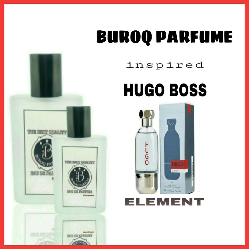 PARFUM BOSS ELEMENT PARFUME PRIA WANGI SEGAR HALUS TIDAK BIKIN BERBEKAS DI BAJU  _inspired by BUROQ PARFUM