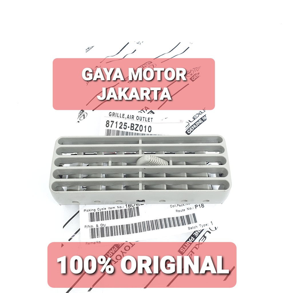 Grille-Grill AC Belakang Avanza-Xenia 2003-2006 87125-BZ010 Abu-Abu