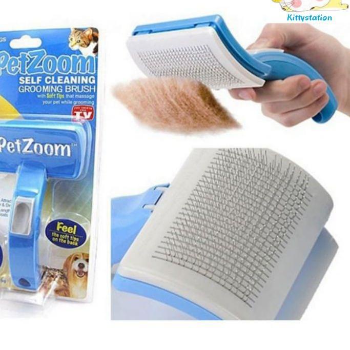 Ω Pet Zoom Sisir Kucing Sisir Anjing Sisir Hewan Peliharaan Sisir Anjing & Kucing Pet Brush Pet Comb