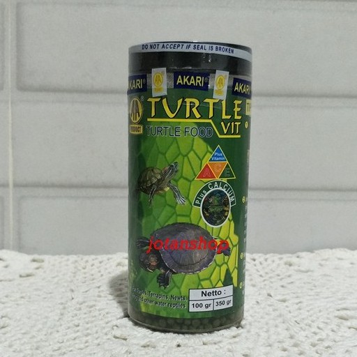 AKARI TURTLE VIT 100gr makanan pakan Kura Kura kurakura kura-kura turtle food