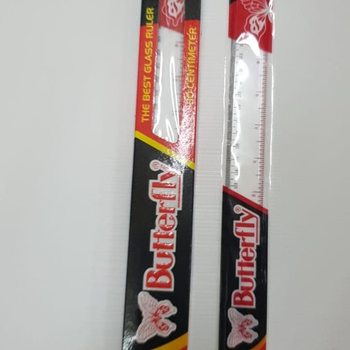 

PENGGARIS BUTTERFLY PLASTIK 30cm PER LUSIN