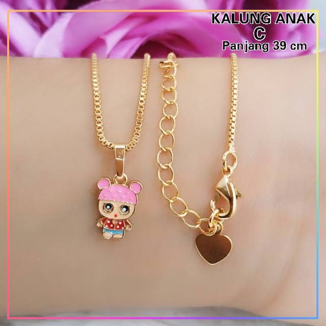 Kalung xuping kalung anak LOL lapis emas gold H130