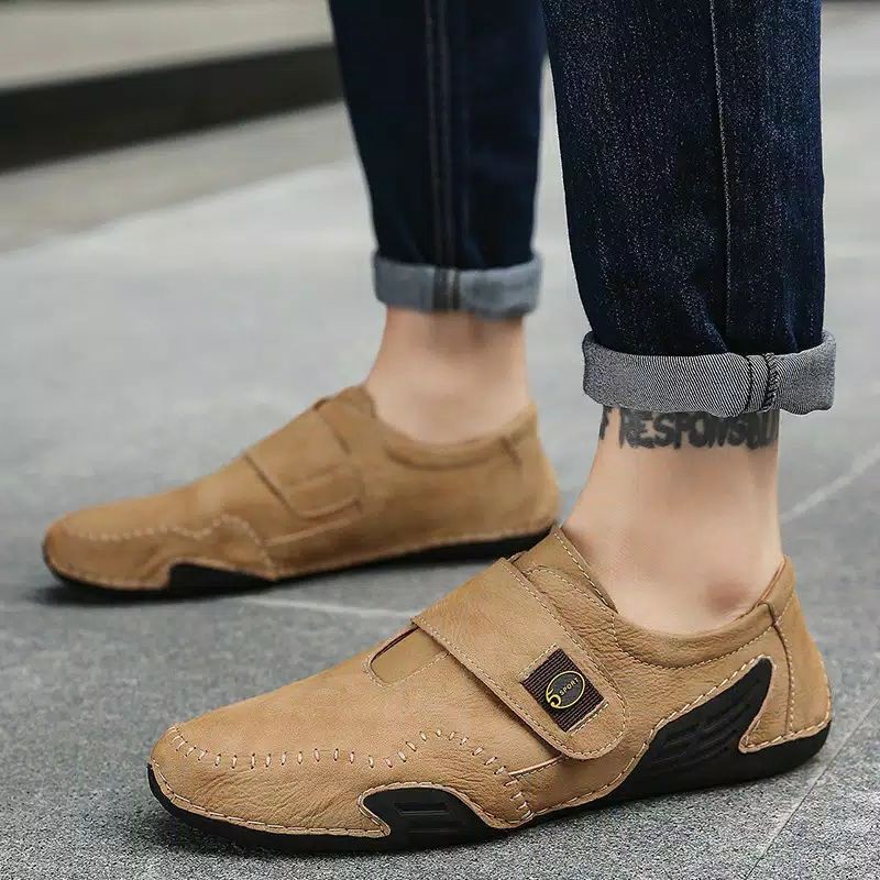 Sepatu Pria Asli Import Gaya Vintage Sepatu Pria Casual