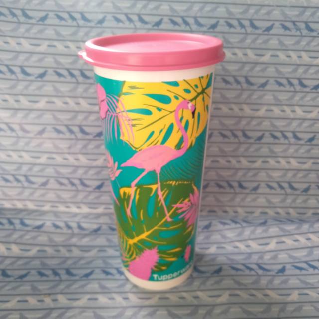 Flamingo Tumbler Tupperware Ori