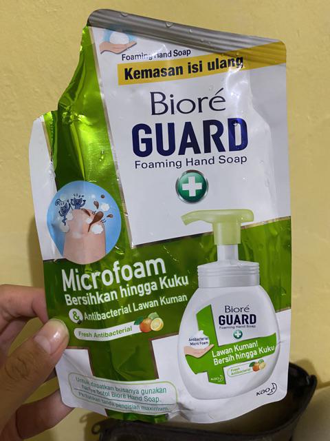Biore Guard Foaming Hand Soap Fresh Anti-bacterial Refill