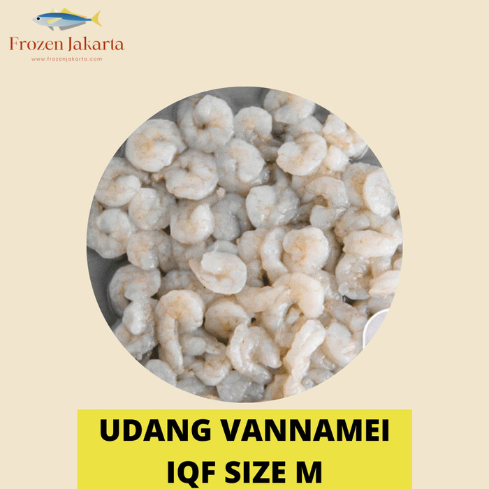 

Udang Vannamei IQF Size M 71/90 Frozen Jakarta Kualitas Ekspor