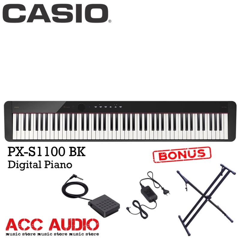 Digital Piano CASIO PX-S1100 / PXS1100 / PX S1100 Garansi 1 Tahun