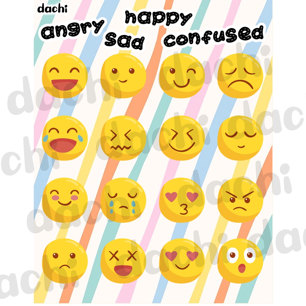 

Dachi Stickers Emoji Peel Off