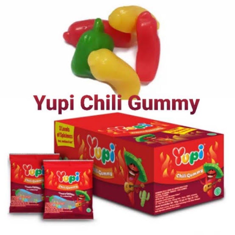YUPI CHILI GUMMY (YUPI Cabe)