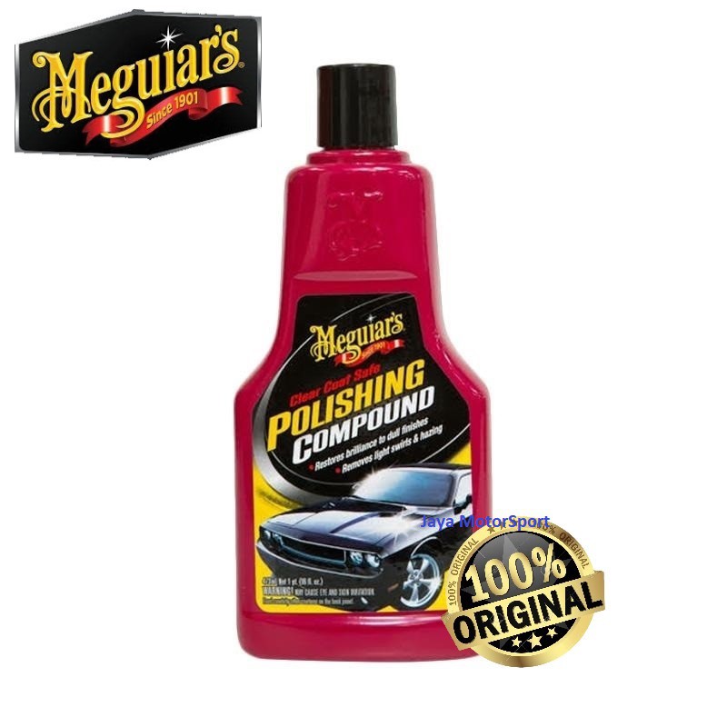 G18116 Meguiars Clear Coat Polishing Compound Kompon Poles Mobil