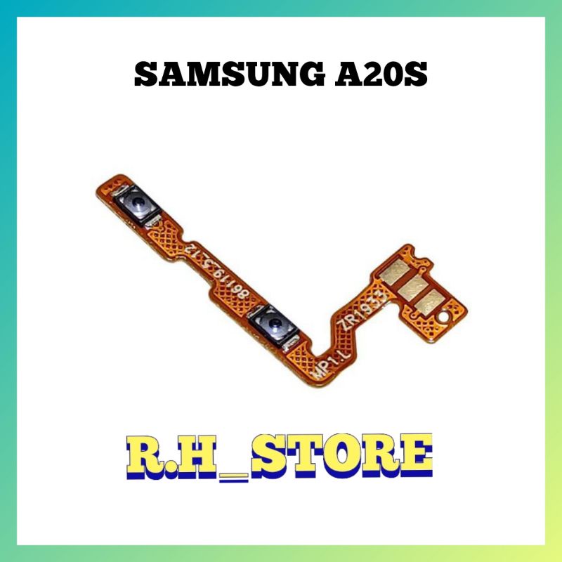 FLEXIBLE TOMBOL POWER VOLUME SAMSUNG A20S ORIGINAL