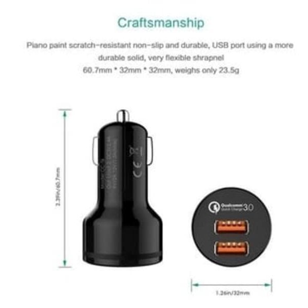 Car Charger Aukey 2 Port Charger Samsung Charger Iphone Quick Charge