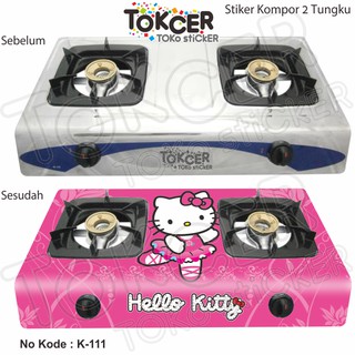  Stiker  Kompor  2 Tungku Hello Kitty Shopee Indonesia