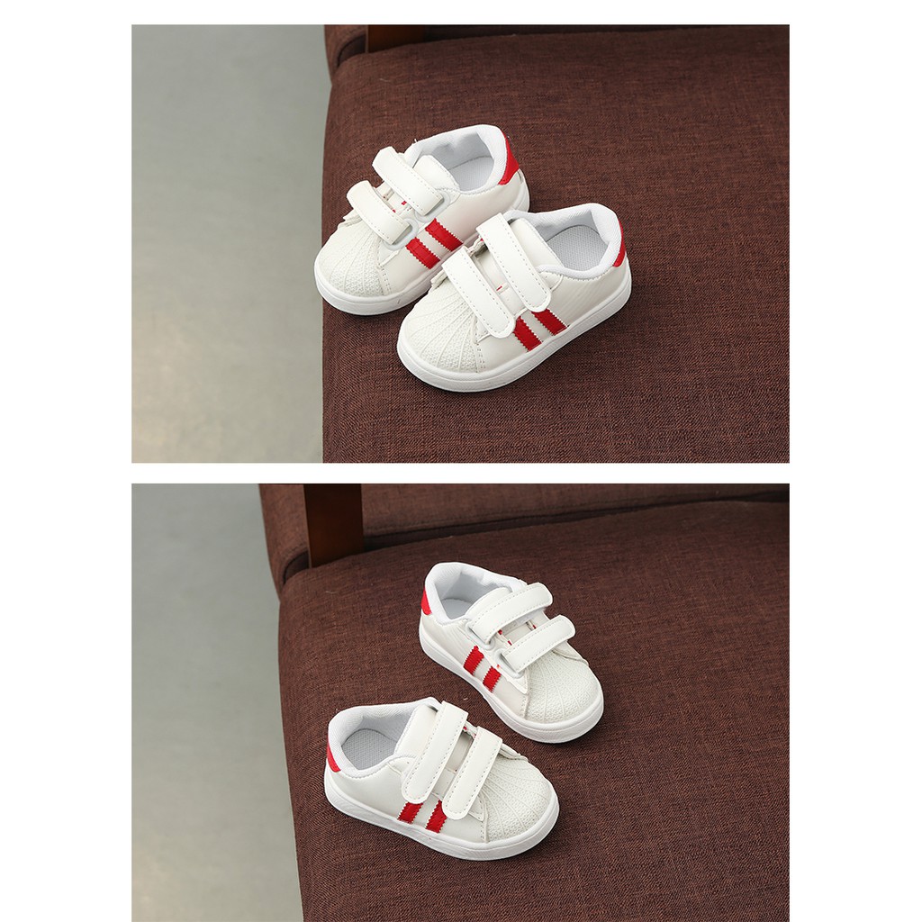 SEPATU KETS ANAK STRAP 2 GARIS NEW MODEL 2018