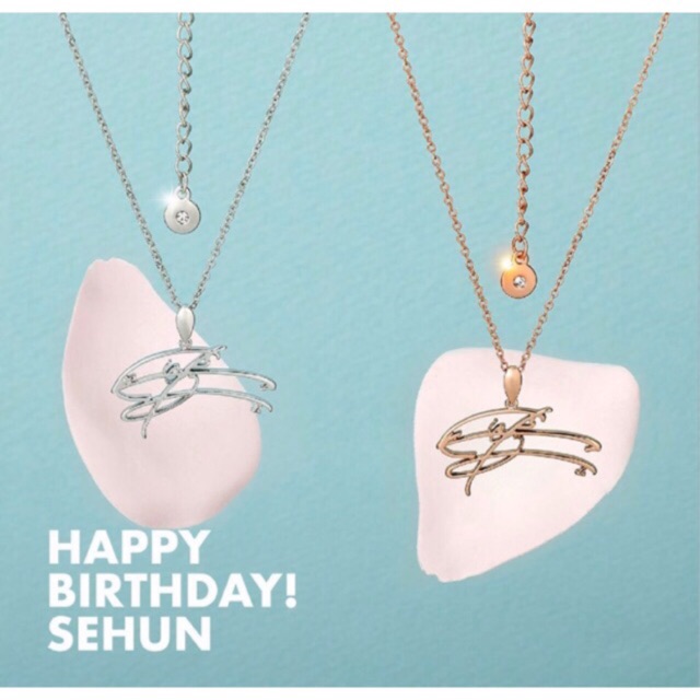 SM OFFICIAL EXO Birthday Necklace — SEHUN