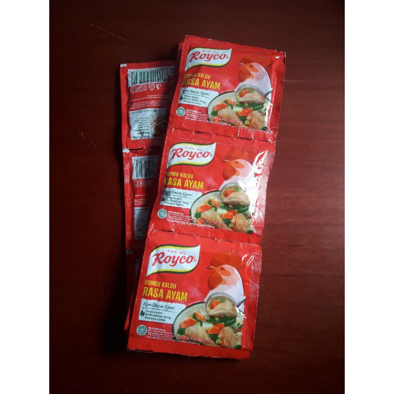 

Royco Rasa Ayam 8gr (isi 12 pcs)