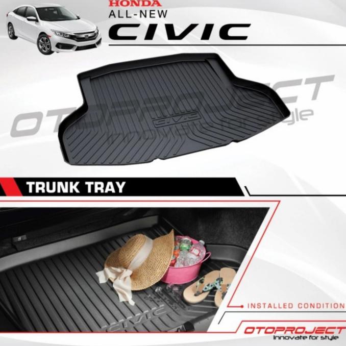 Trunk Tray / Karpet Bagasi Belakang Honda All New Civic / Civic Turbo 021