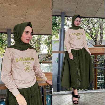 TAM - SET SKORT BRISIA CELANA DAN ROK NYATU