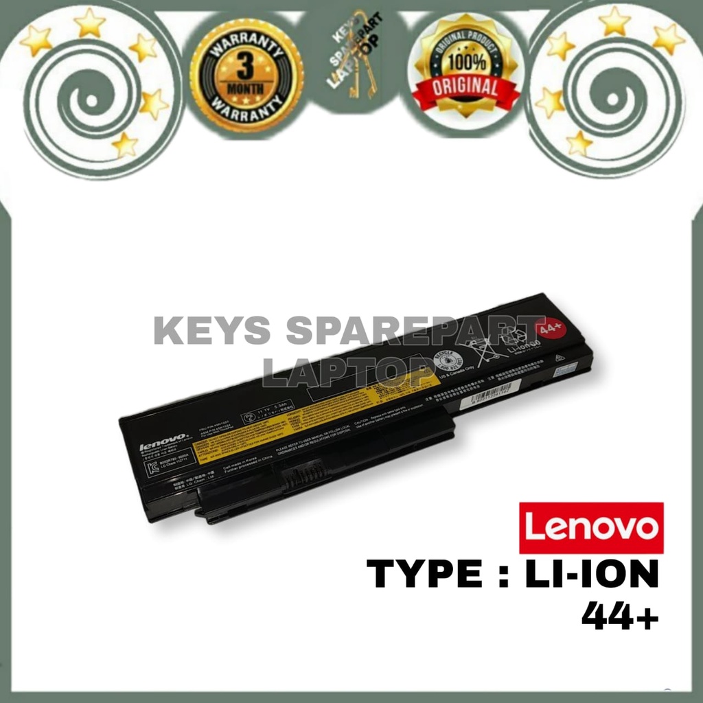 Baterai Battery Batre Laptop Original IBM Lenovo Thinkpad resmi X230 X230S X230i 45N1025 45N1027 45N1028 45N1029 44+