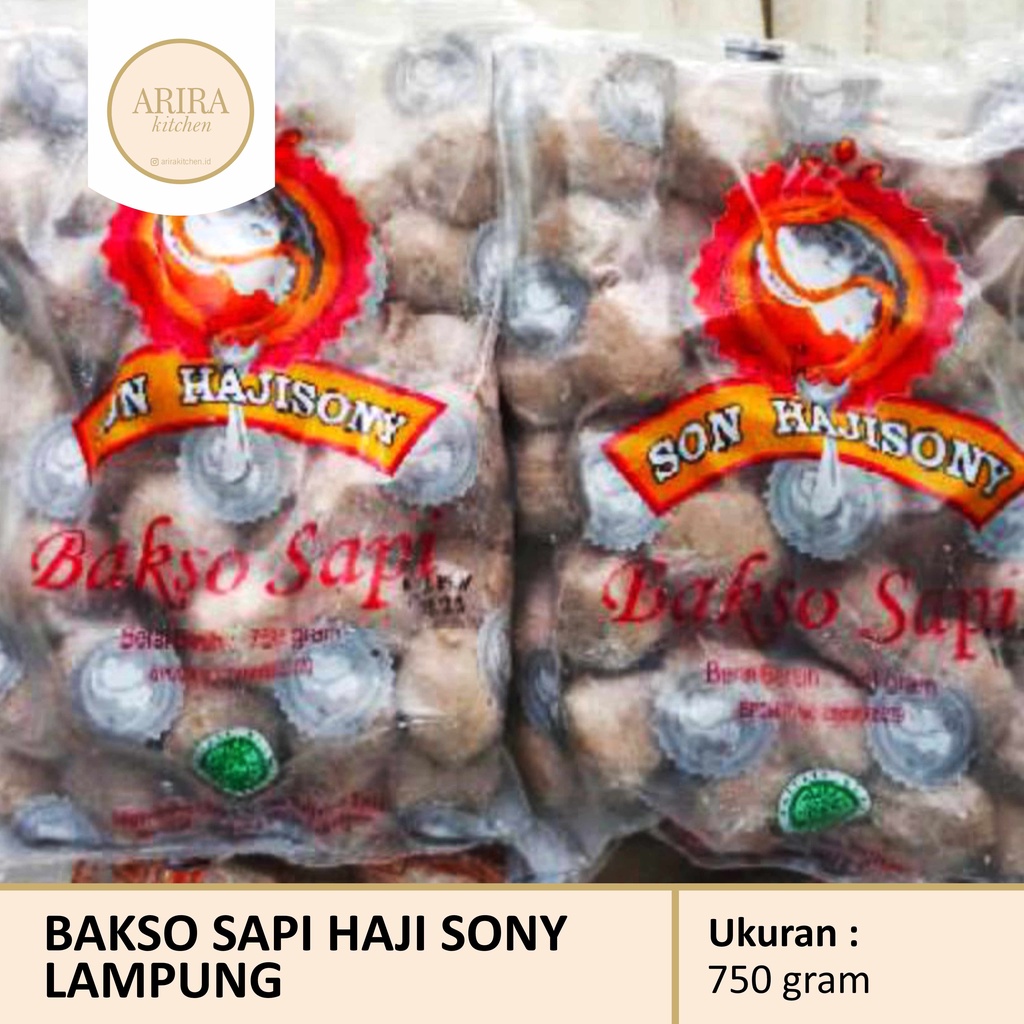 

BAKSO SAPI HAJI SONY - 750 GRAM