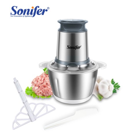 Sonifer FOOD CHOPPER Wadah KACA TEBAL kapasitas 1.8 L Premium Quality