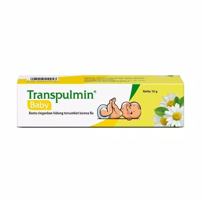 Transpulmin Baby 10 gram Balsem Bayi Meredakan Pilek Hidung Tersumbat