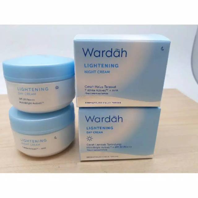 wardah lightening day /night cream 30 Gr/KEMASAN BARU/30GR  