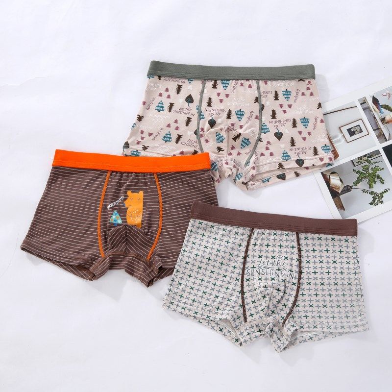 BXL 01 - 08 Set Celana Boxer Anak Laki Laki isi 3pcs Super Lembut