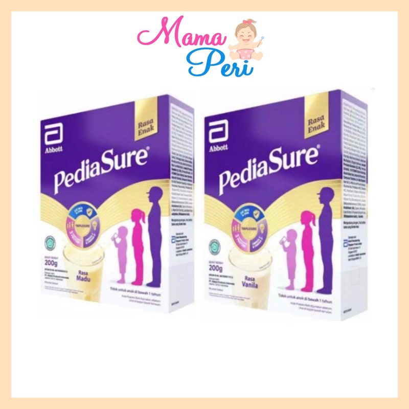 

PEDIASURE TRIPLESURE BOX 200gr VANILA MADU FREE BUBBLE! / PEDIASURE 200 GR