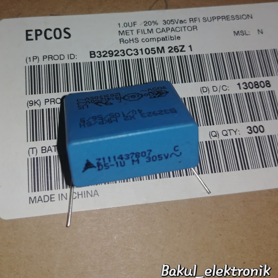 EPCOS 1UF/105 305V