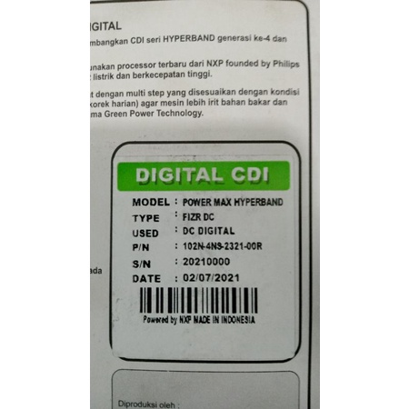 CDI BRT HYPER BAND FIZ R DC