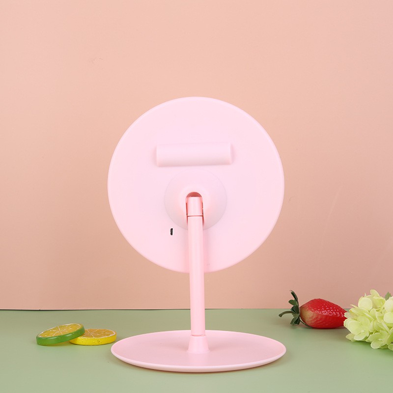 RECHARGEABLE, LED Mirror 3 KALI PENGATURAN LAMPU, Cermin LED Model Standing cermin lipat