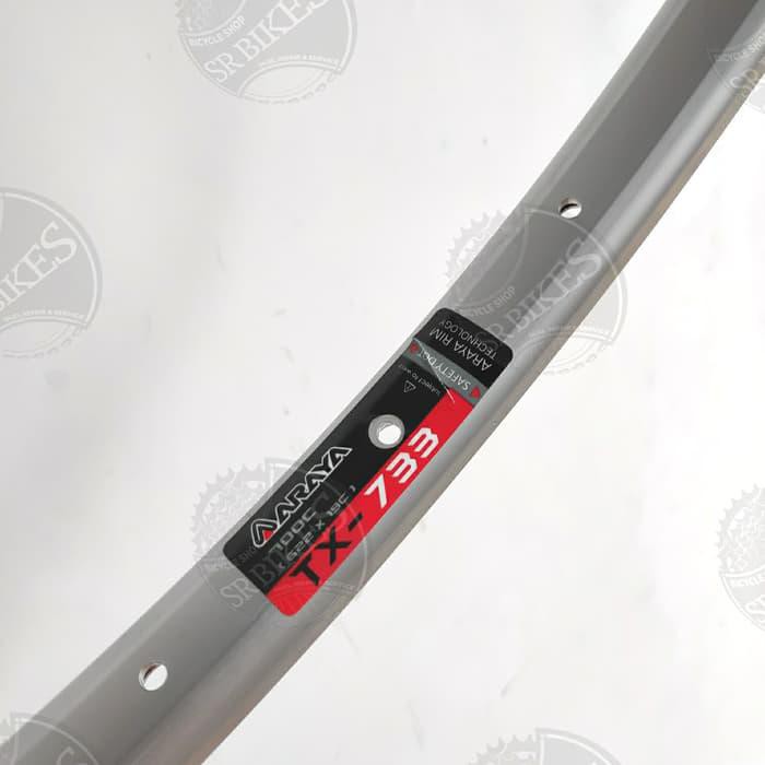 VELG RIMS SEPEDA 700C ALLOY BRAKELINE DOUBLE WALL. ARAYA TX-733 TERLARIS