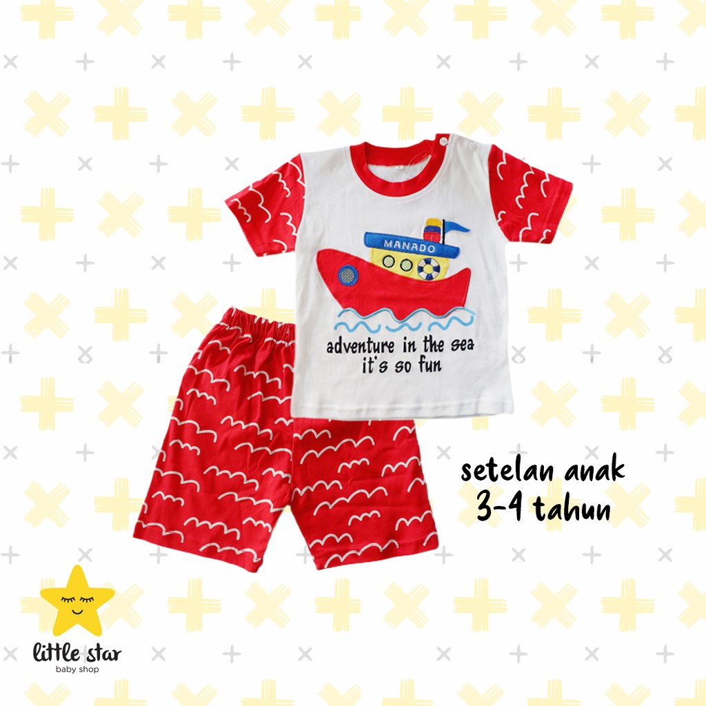 Neet Setelan Anak Cowok | Set Baju Anak Cowok