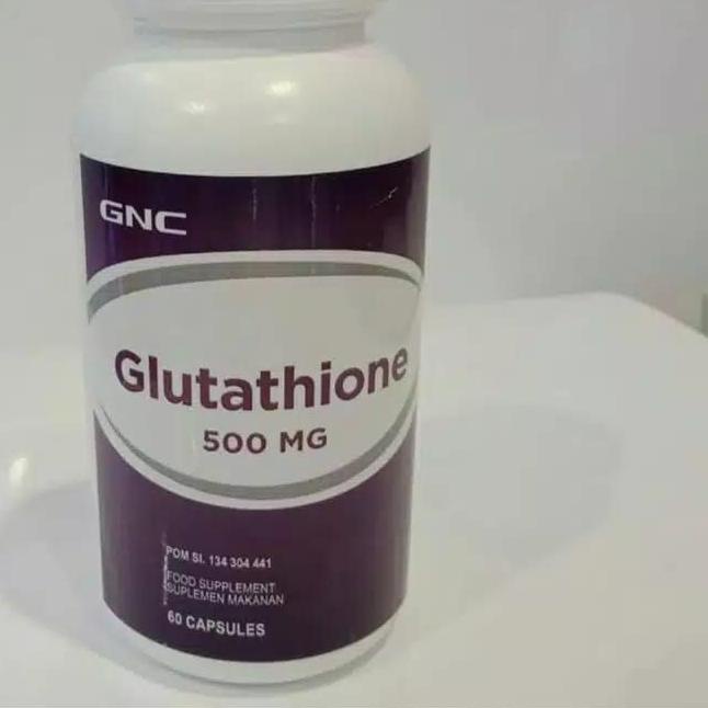 ♩ GNC L-GLUTATHIONE 500MG ANAK AUTIS INSULIN LANSIA STRESS LEMAK HATI 50 TABLET ☛