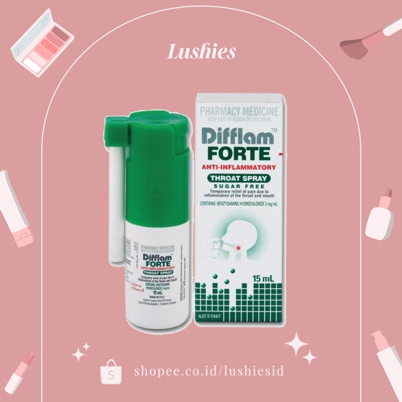 DIFFLAM FORTE ANTI-INFLAMMATORY THROAT SPRAY SUGAR-FREE 15ML