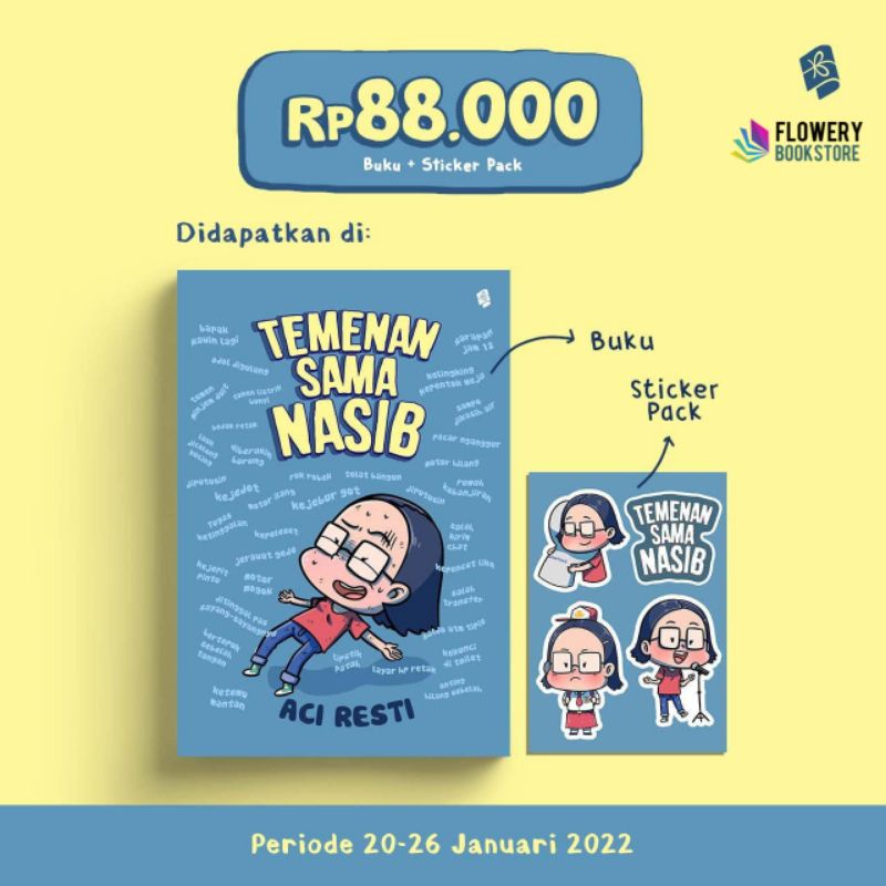 Preorder Buku Temenan Sama Nasib karya Aci Resti