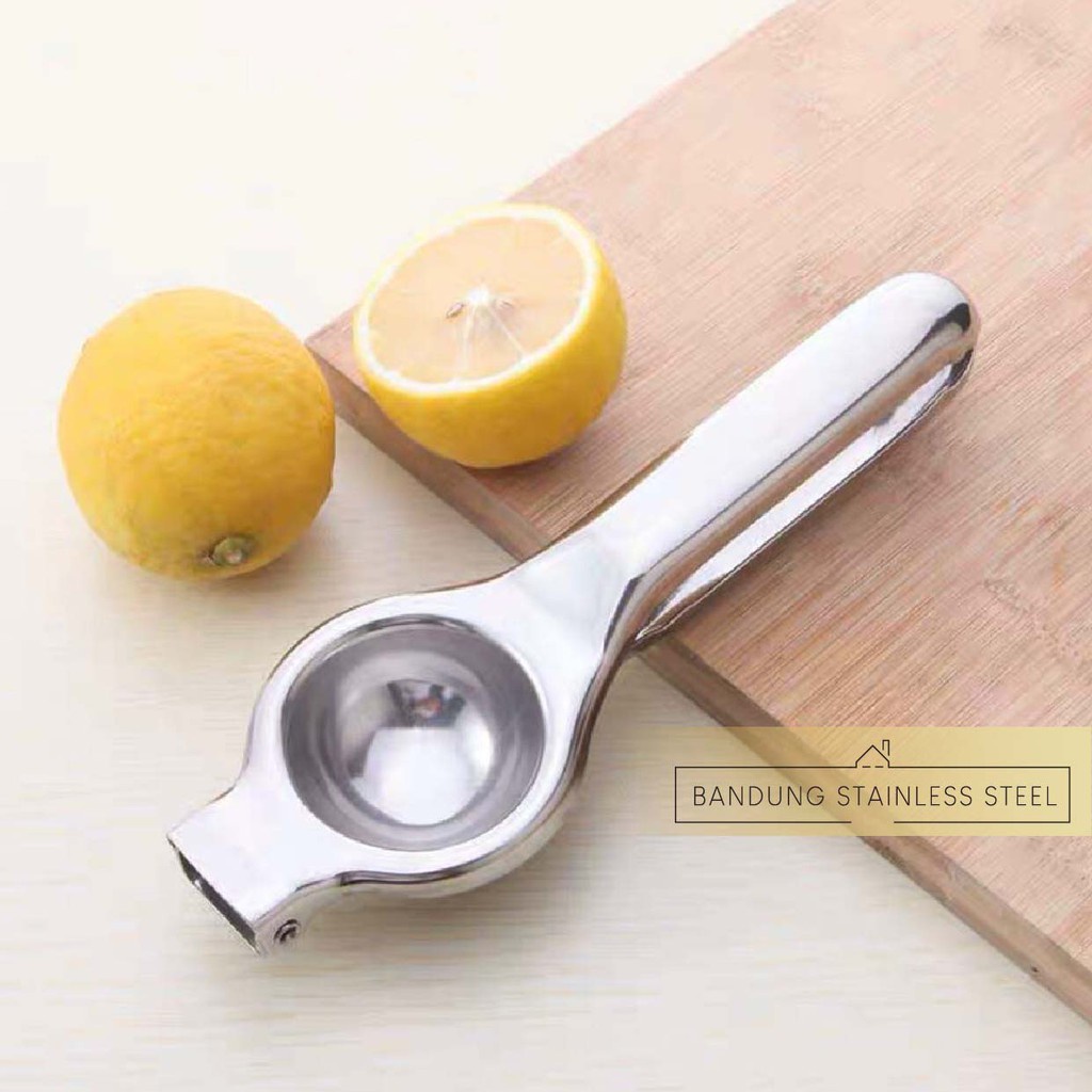 Lemon Pressure Stainless Perasan Jeruk Stainles alat pemeras nipis manual lemon press besar kecil