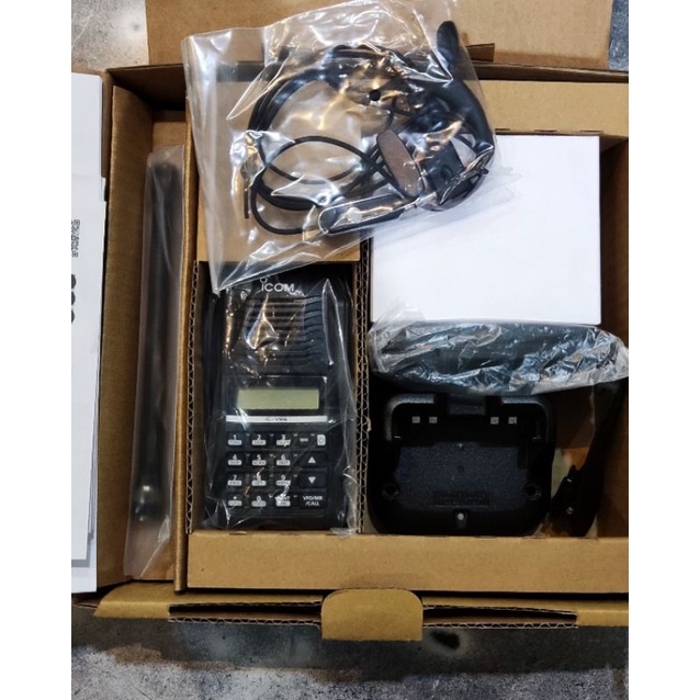 HT ICOM V86 7 watt + Free Headset Earset ORIGINAL Pengganti icom V80 | HT I Com V 86 7 watt walkie talkie handy talkie