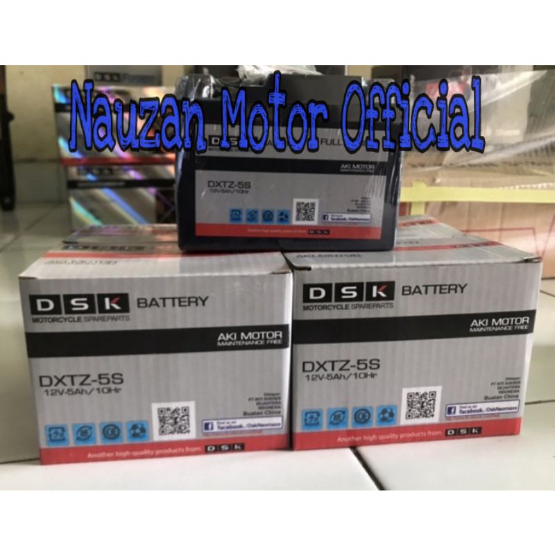 AKI Motor Kering DSK GTZ-5S KPH Kharisma Beat,Vario,mio