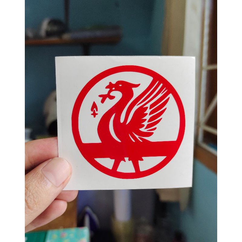 

stiker Liverpool 1 custom cutting stiker bola murah