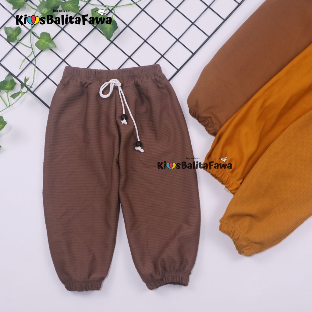 (Anak Perempuan) Jogger Molly Uk 1-12 Tahun / Joger Pants Anak Perempuan Murah Celana Panjang Polos babycinnamon