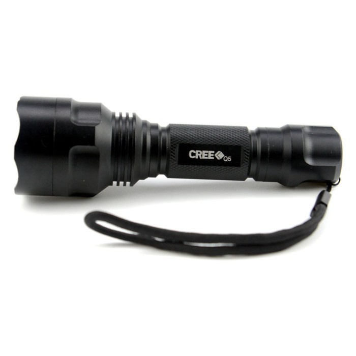 Senter Flaslight Camping TaffLED Cree Q5 3800 Lumens C8 LED Waterproof