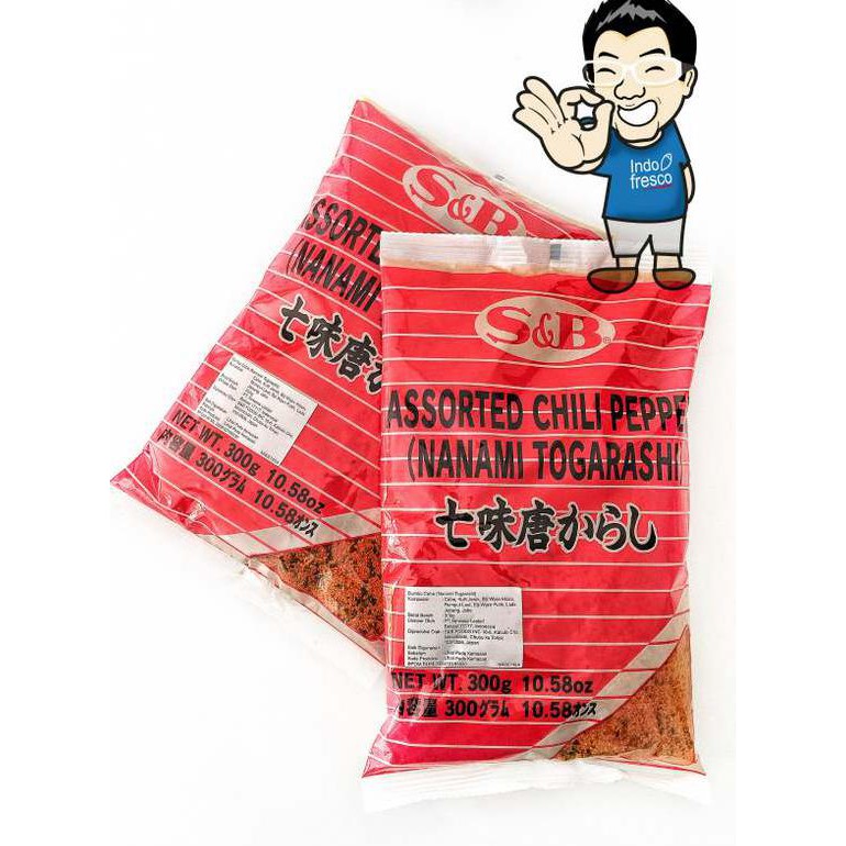 

Ready - S&B Assorted Chili Pepper/ Nanami Togarashi/ Bubuk Cabai/ Cabe Bubuk