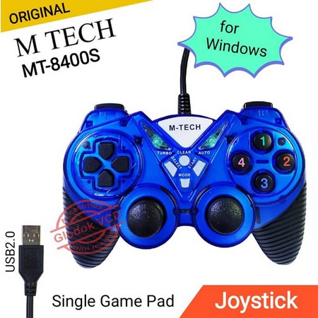 Joystick Stik Gamepad Single Turbo MT 8400 For Computer PC / Laptop - stik kabel